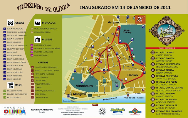 Mapa de Olinda