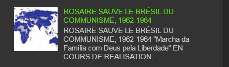 ROSAIRE SAUVE LE BRÉSIL DU COMMUNISME, 1962-1964
