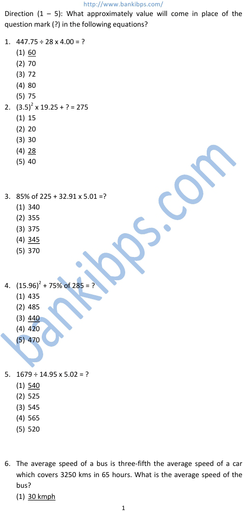 Ibps Model Papers With Solutions Pdf