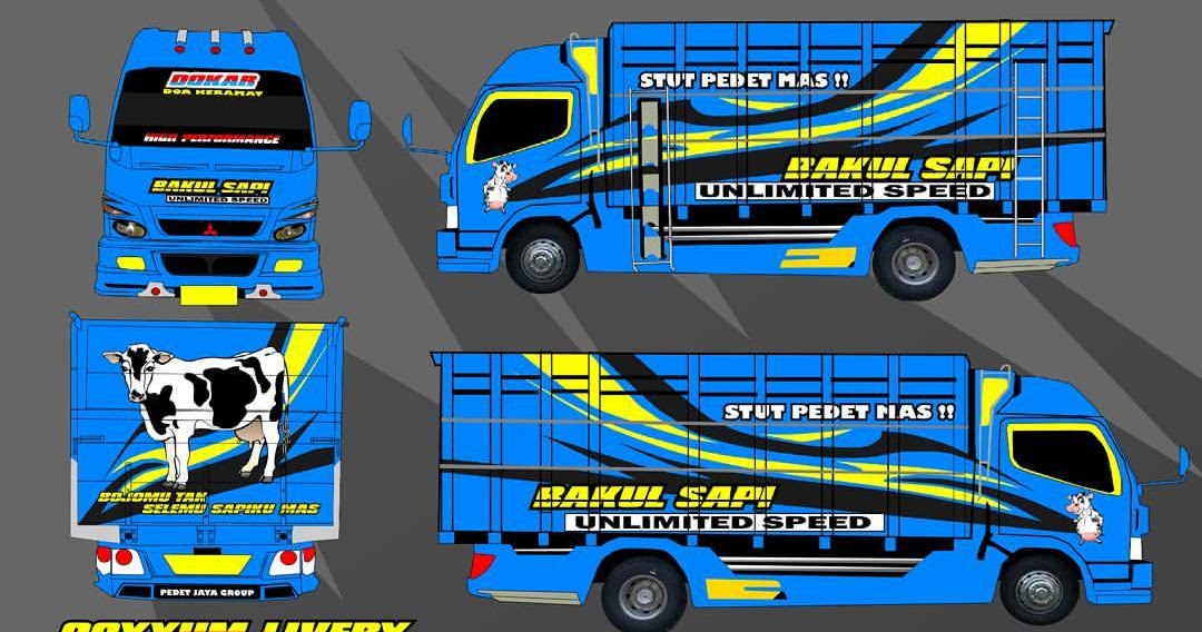 Kumpulan Livery Mod Truk Canter Bussid Terlengkap - Mod Bussid Indonesia