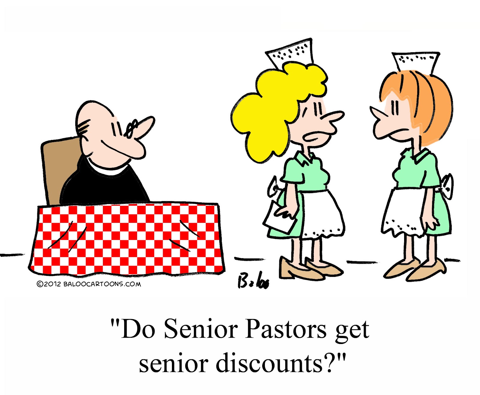 Baloo's non-political cartoon blog: Pastor cartoon