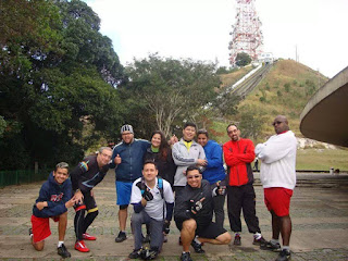 Turma que participou do piquenique no Pico do Jaraguá em 2014