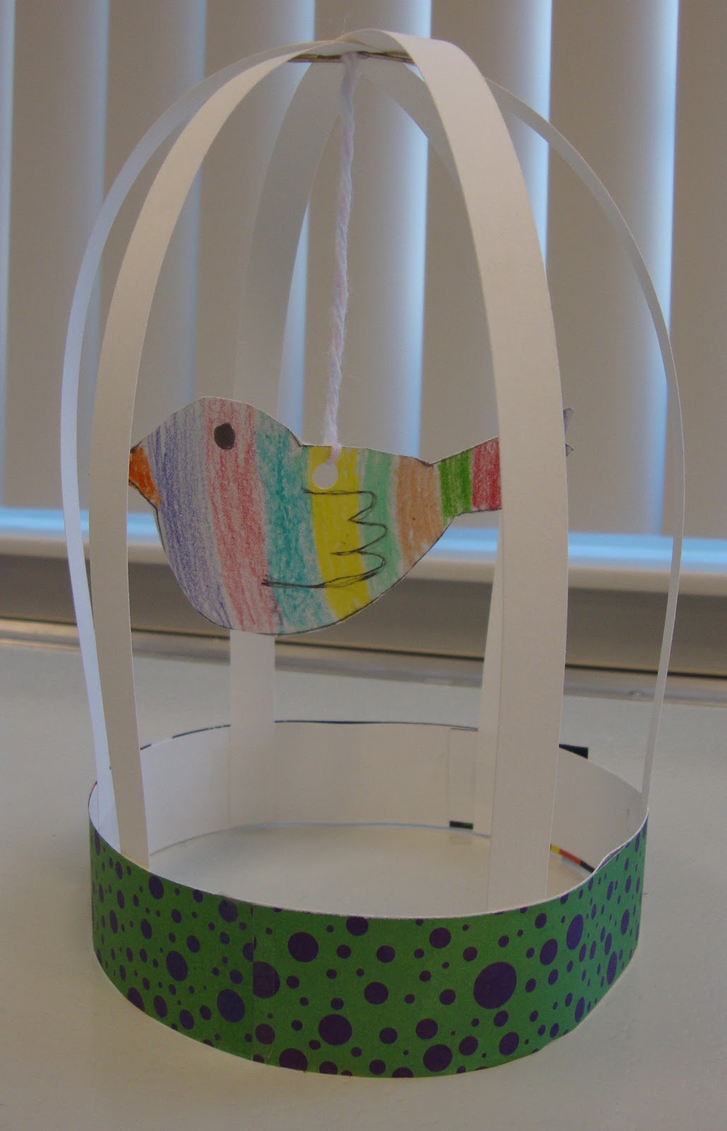 Art. Paper. Scissors. Glue!: Bird Cage Sculptures