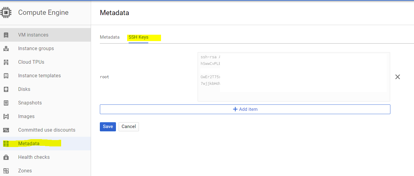 google cloud linux server with putty