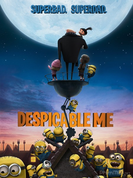 Xem Phim Kẻ Trộm Mặt Trăng - Despicable Me (2010) HD Vietsub mien phi - Poster Full HD