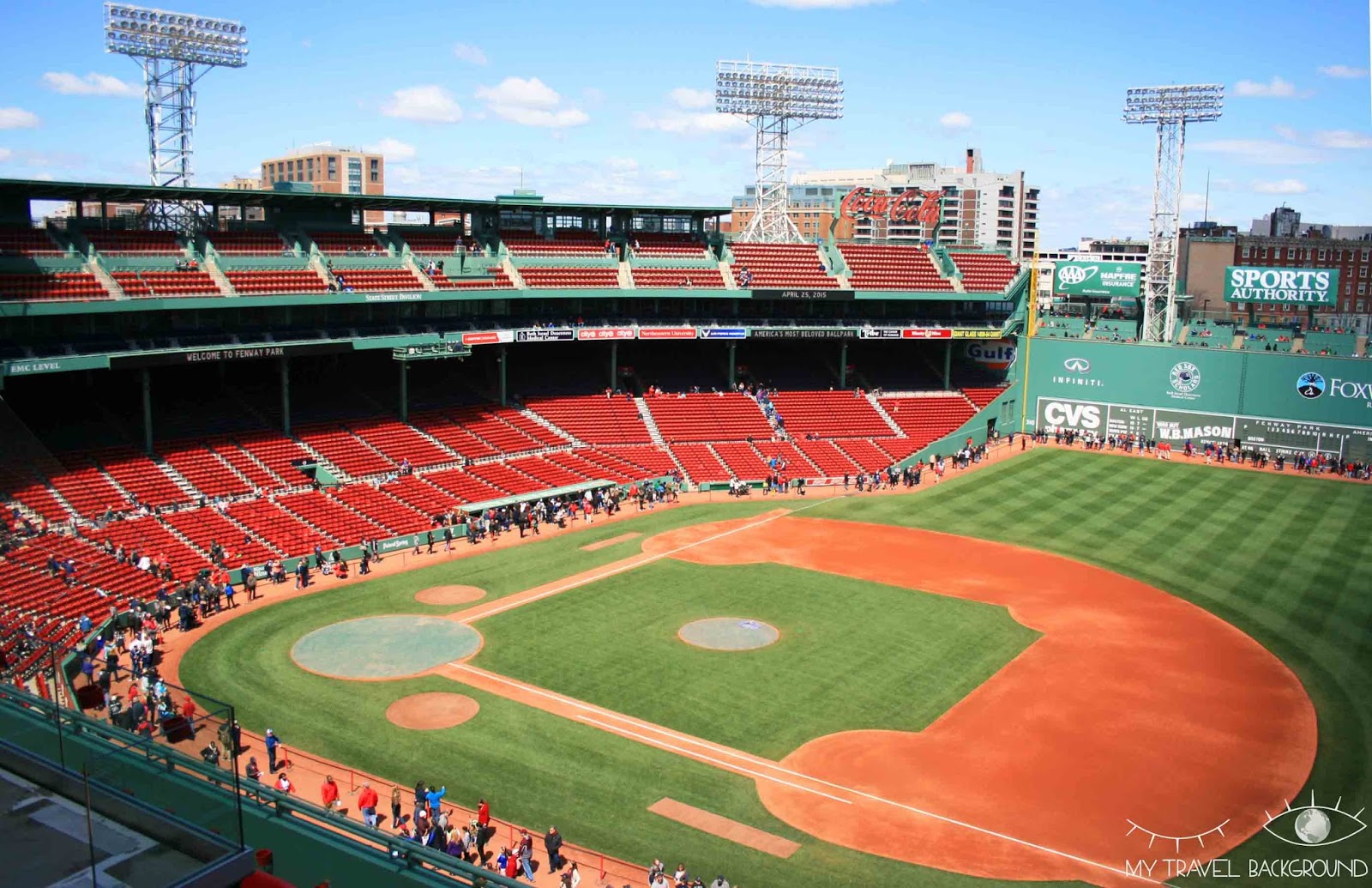 My Travel Background : le Fenway Park, le stade des Boston Red Sox