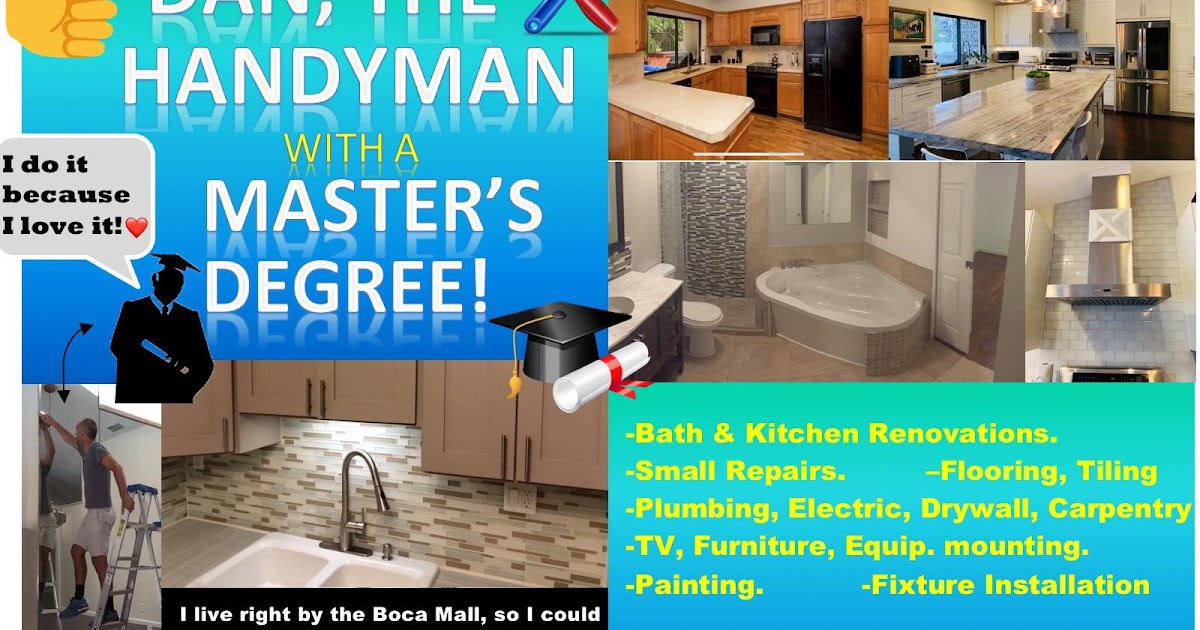 Handyman Boca Raton FL Services, Repairs & Maintenance Handyman