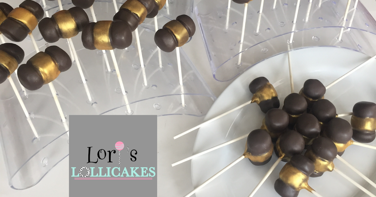 Lori's Lollicakes Gavel cake pops