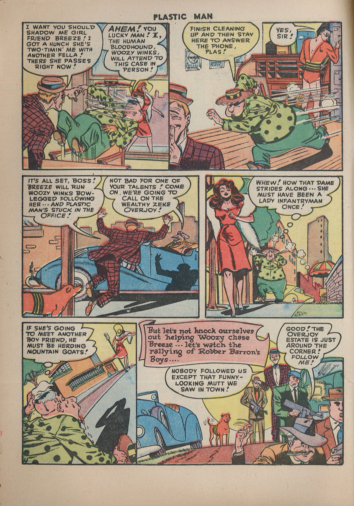 Read online Plastic Man (1943) comic -  Issue #11 - 6