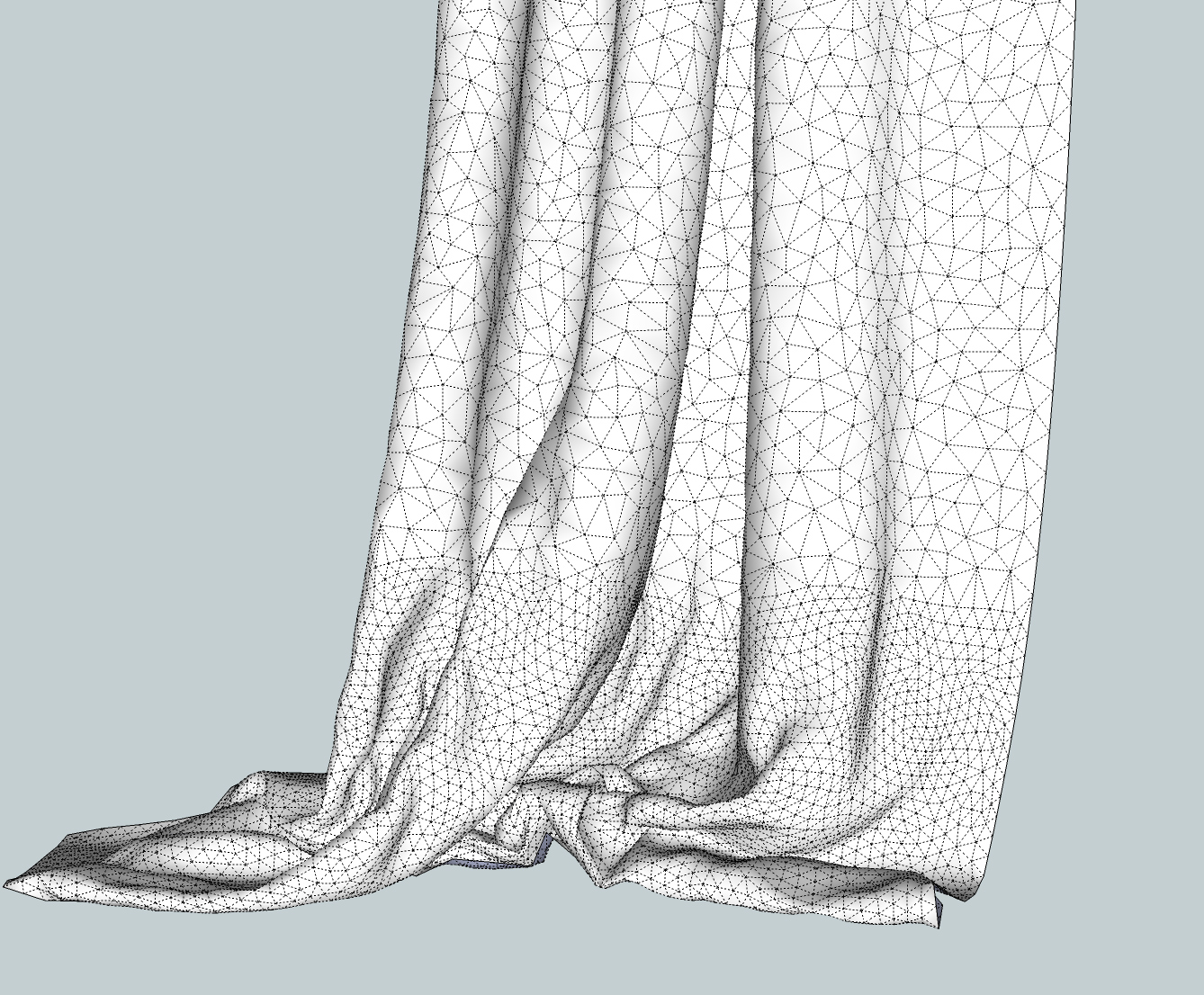 CURTAINS 2 SKETCHUP FREE 3D MODEL