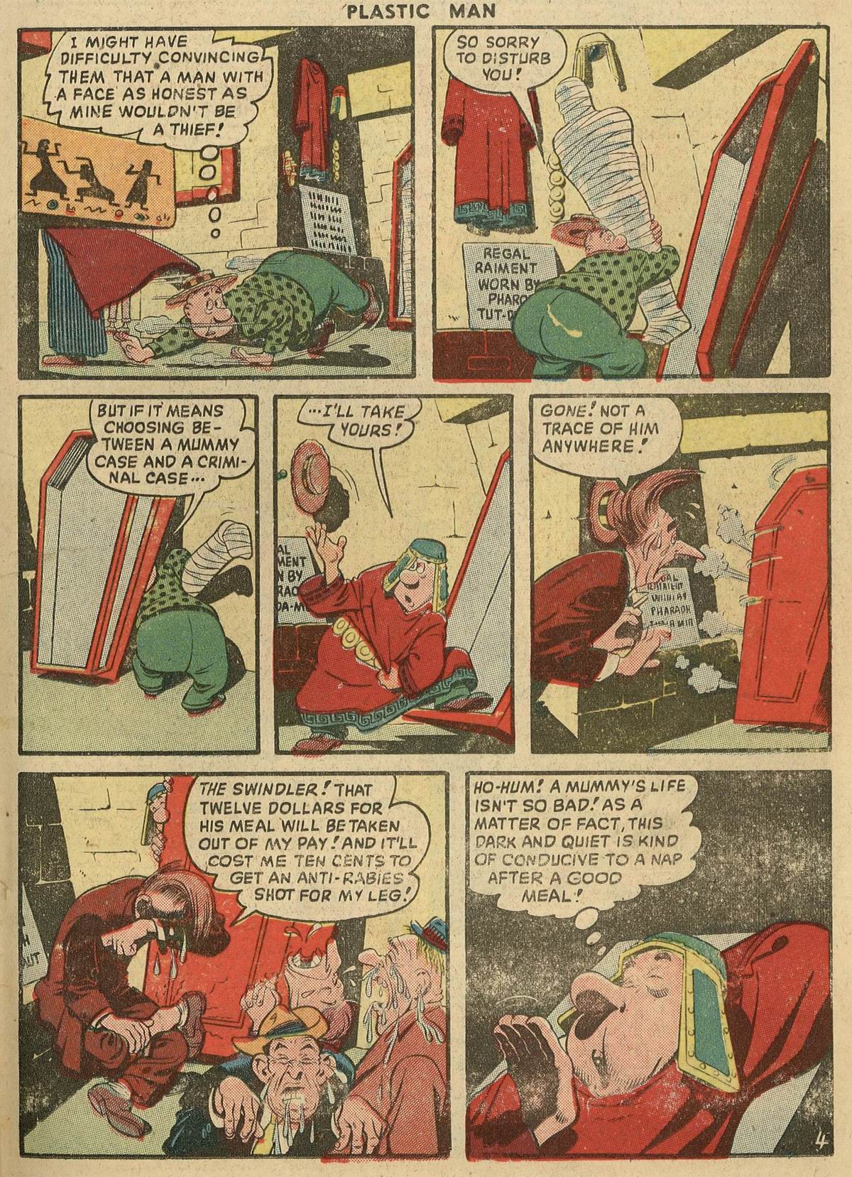 Read online Plastic Man (1943) comic -  Issue #16 - 30