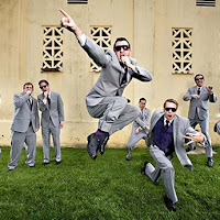 Groomsmen Jumping