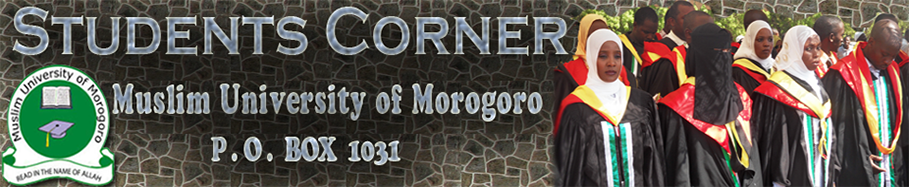 Muslim University of Morogoro: Student's Corner.