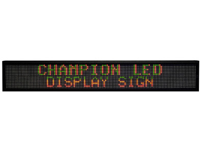 Buy the Tri-Color Double Line Indoor Programmable LED Sign at AffordableLED.com