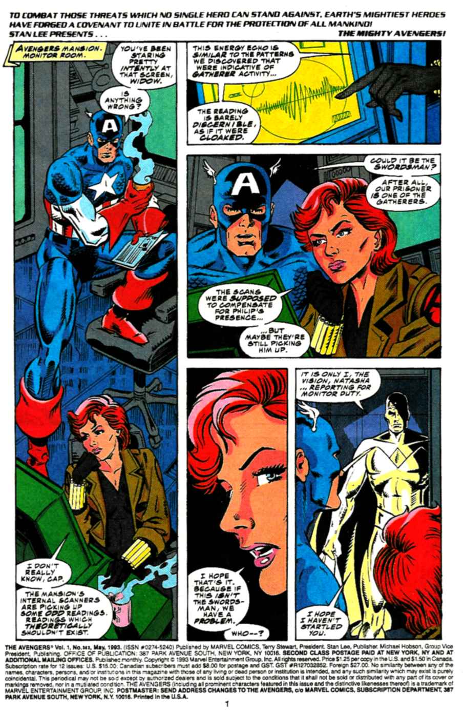 Read online The Avengers (1963) comic -  Issue #362 - 2