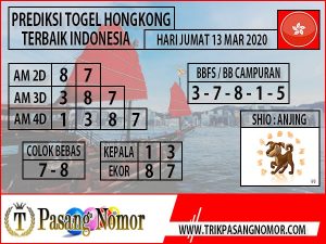 Prediksi Togel Hk Jumat 13 Maret 2020 Prediksi Hk Komplit