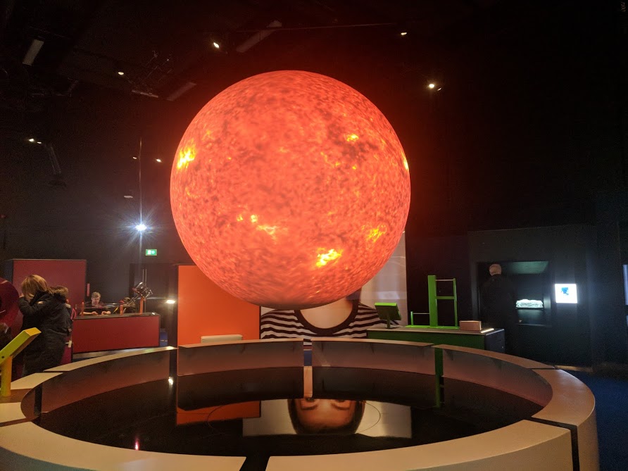 Rainy Day Trip Idea : National Science & Media Museum in Bradford  - wonderlab spinning planet