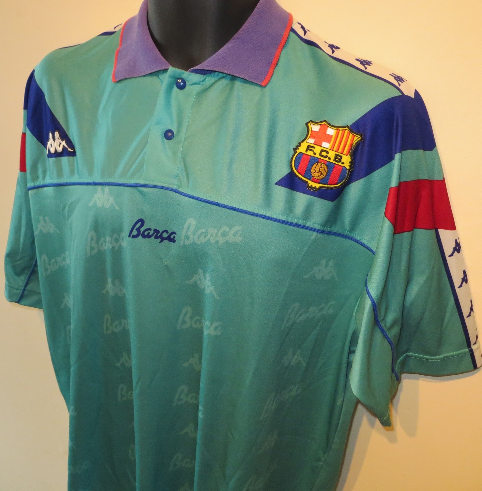 fc barcelona kappa jersey