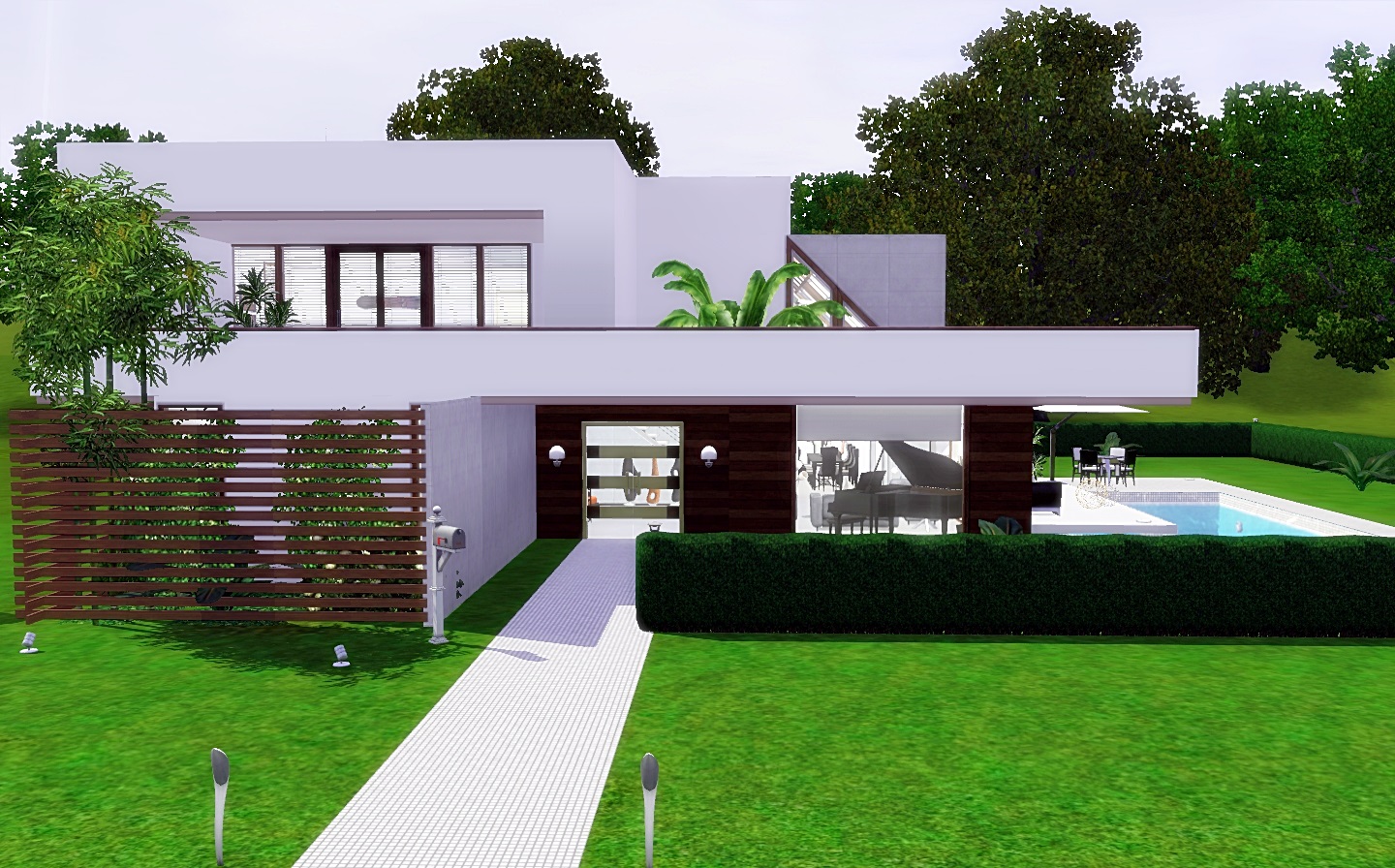 Modern Cozy - House The Sims 3 - Via Sims Modern Cozy - House The Sims 3 - Via Sims