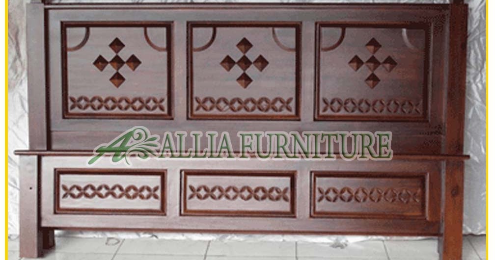 Tempat Tidur Ukiran Jati Minimalis Majapahit Allia Furniture Tempat Tidur Ukiran Jati Minimalis Majapahit Allia Furniture