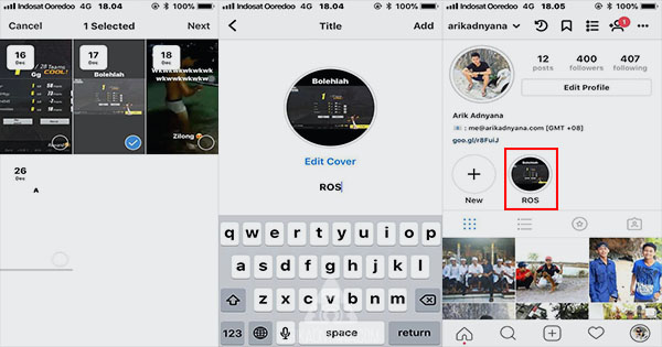 Cara Highlight Stories Instagram Agar Terlihat di Profil