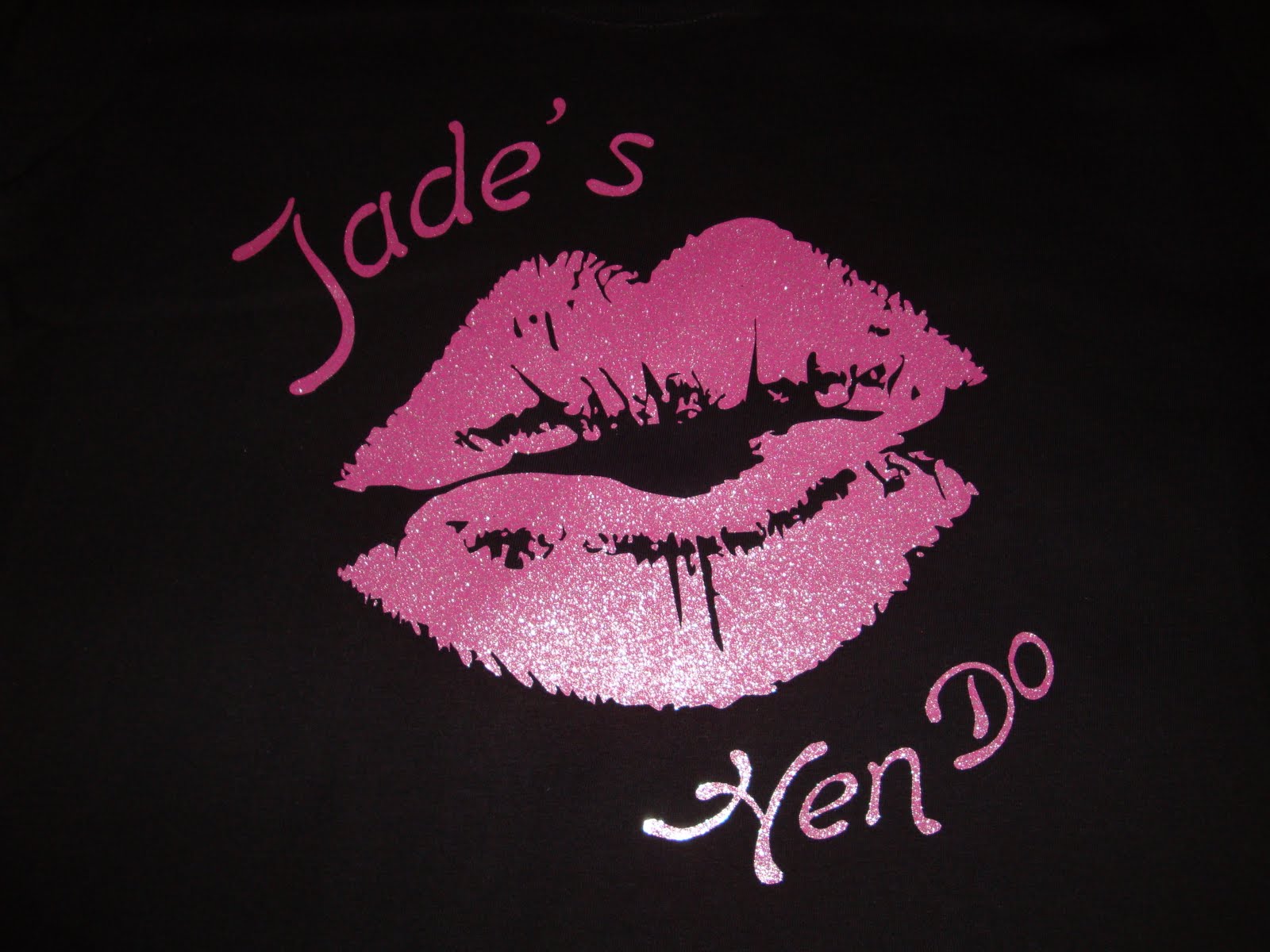 mushytshirts.co.uk Glitter Design Hen T Shirts Glitter Print Hen T