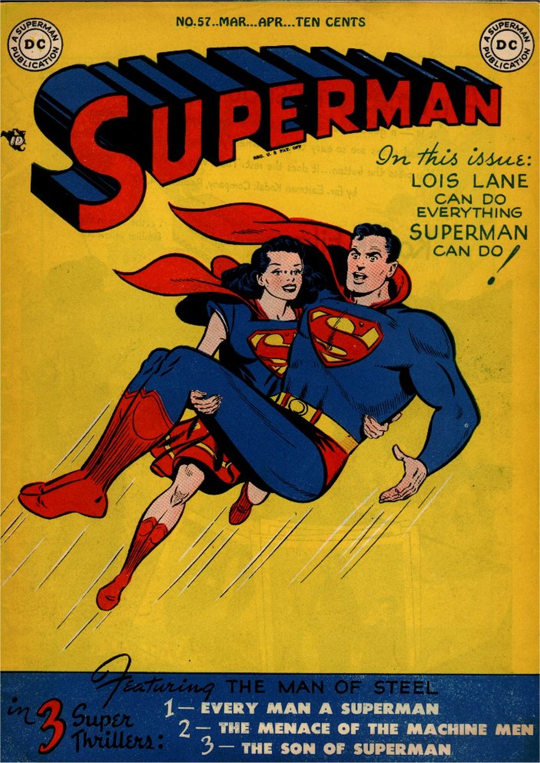 Read online Superman (1939) comic -  Issue #57 - 1