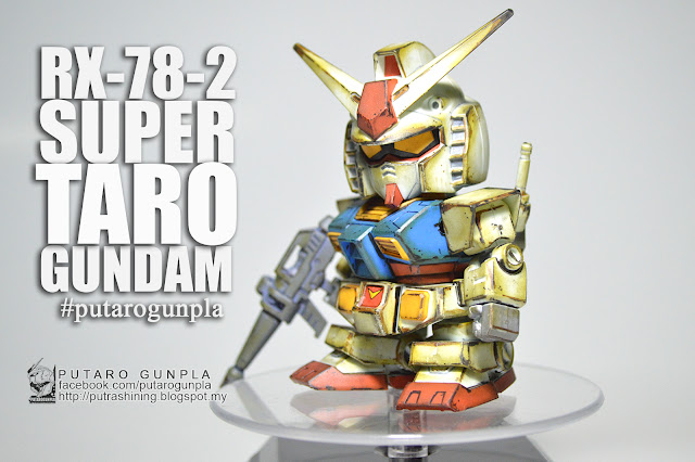 SD RX-78-2 Custom Paint by Putra Shining - PUTARO GUNPLA