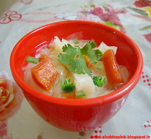 Shobha's: Clear Vegetable Soup