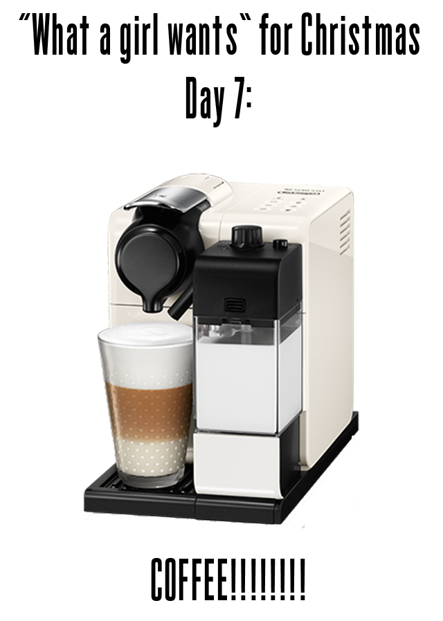What girl wants" for Christmas day 7: A pick me up... aka Coffee on demand - Emily Jane Johnston