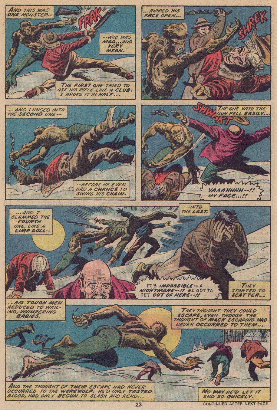 Read online Werewolf by Night (1972) comic -  Issue #38 - 17
