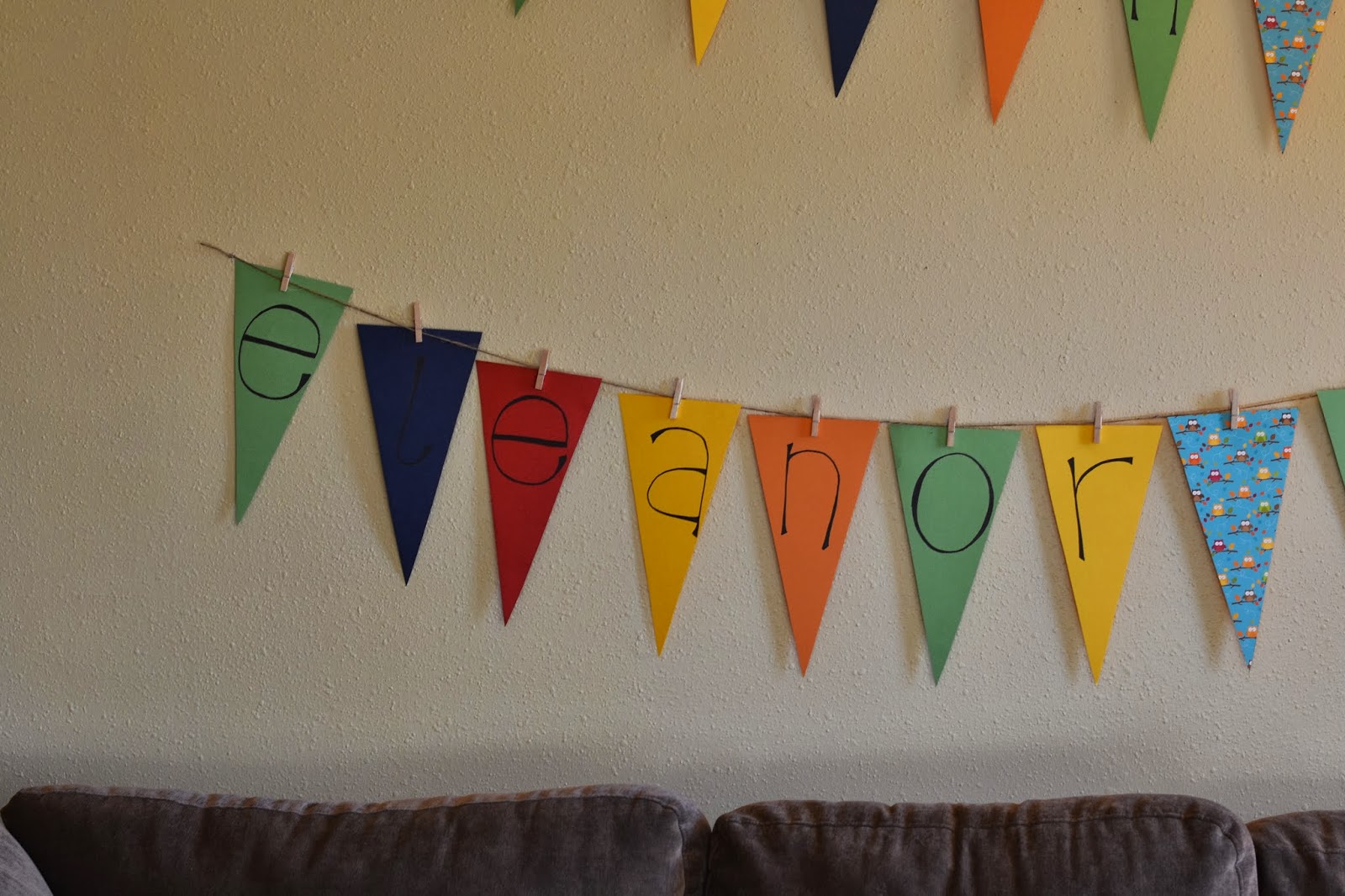 From Cup to Cup: easiest ever homemade birthday banner
