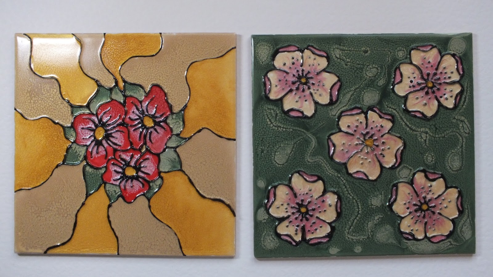 Designs on Craft: More Decorated Tiles