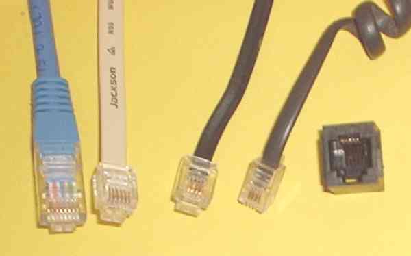 Different types of RJ cables