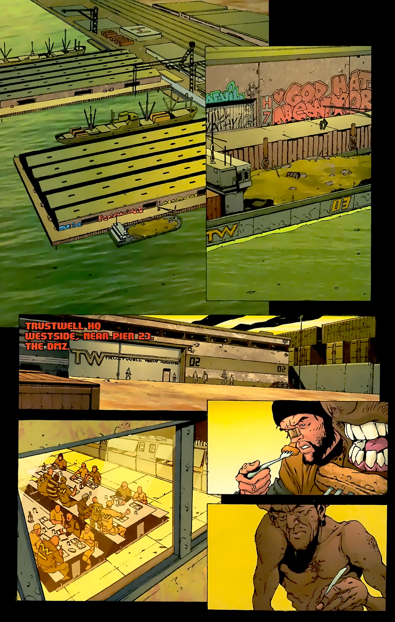 Read online DMZ (2006) comic -  Issue #13 - 15