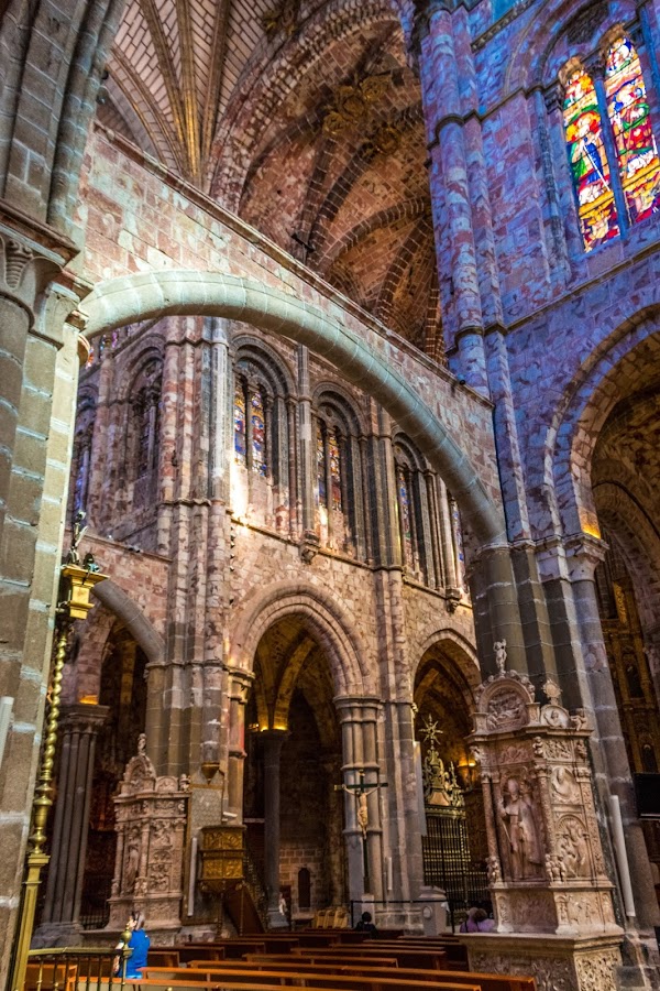 España, Castilla y León, Ávila, Catedral,
