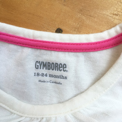 Áo Gymboree bé gái, hàng xuất dư, made in cambodia.