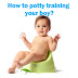 How to potty training a boy