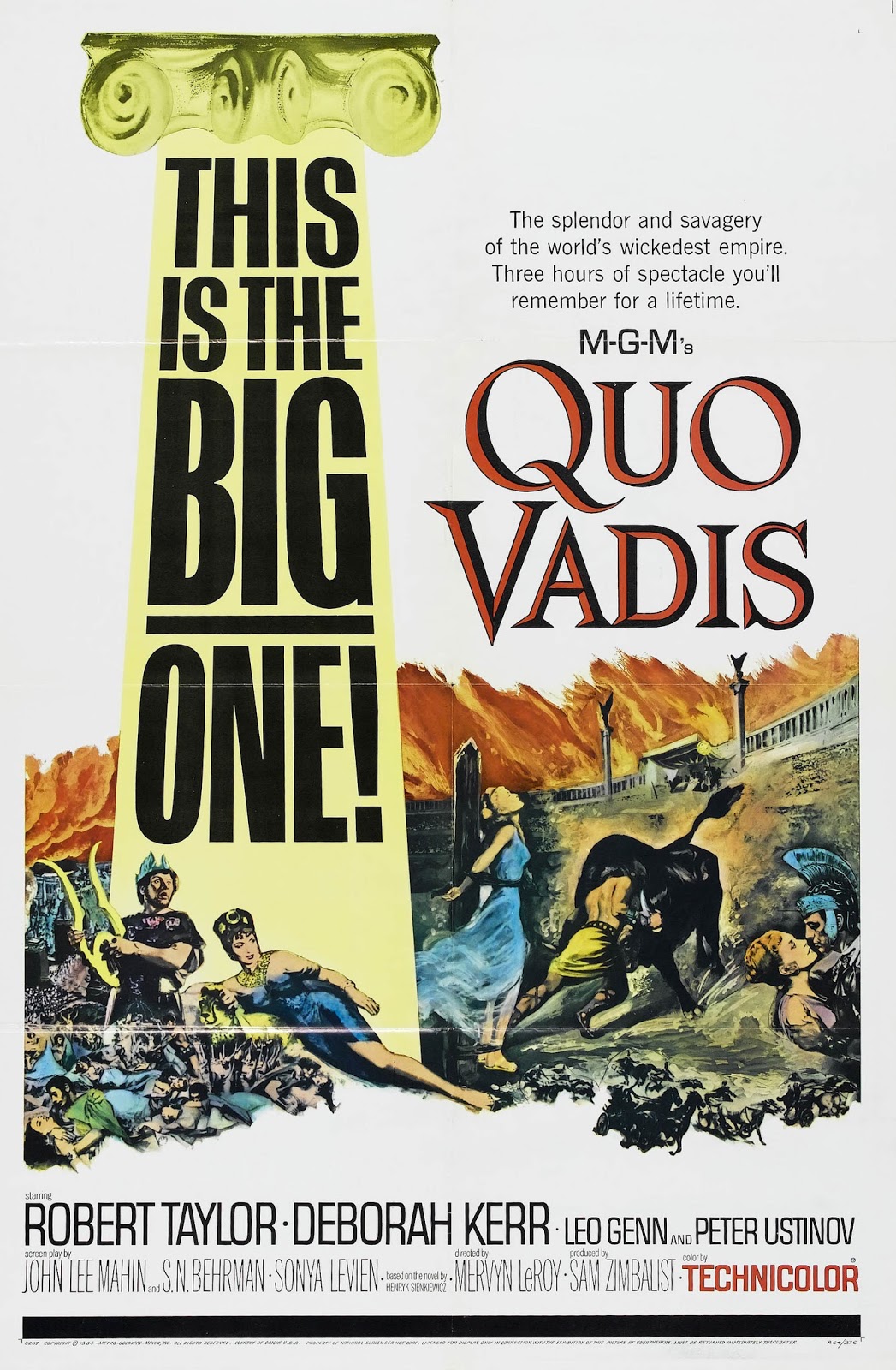 QUO VADIS. (1951) REVIEW BY SANDRA HARRIS. © HAPPY EASTER