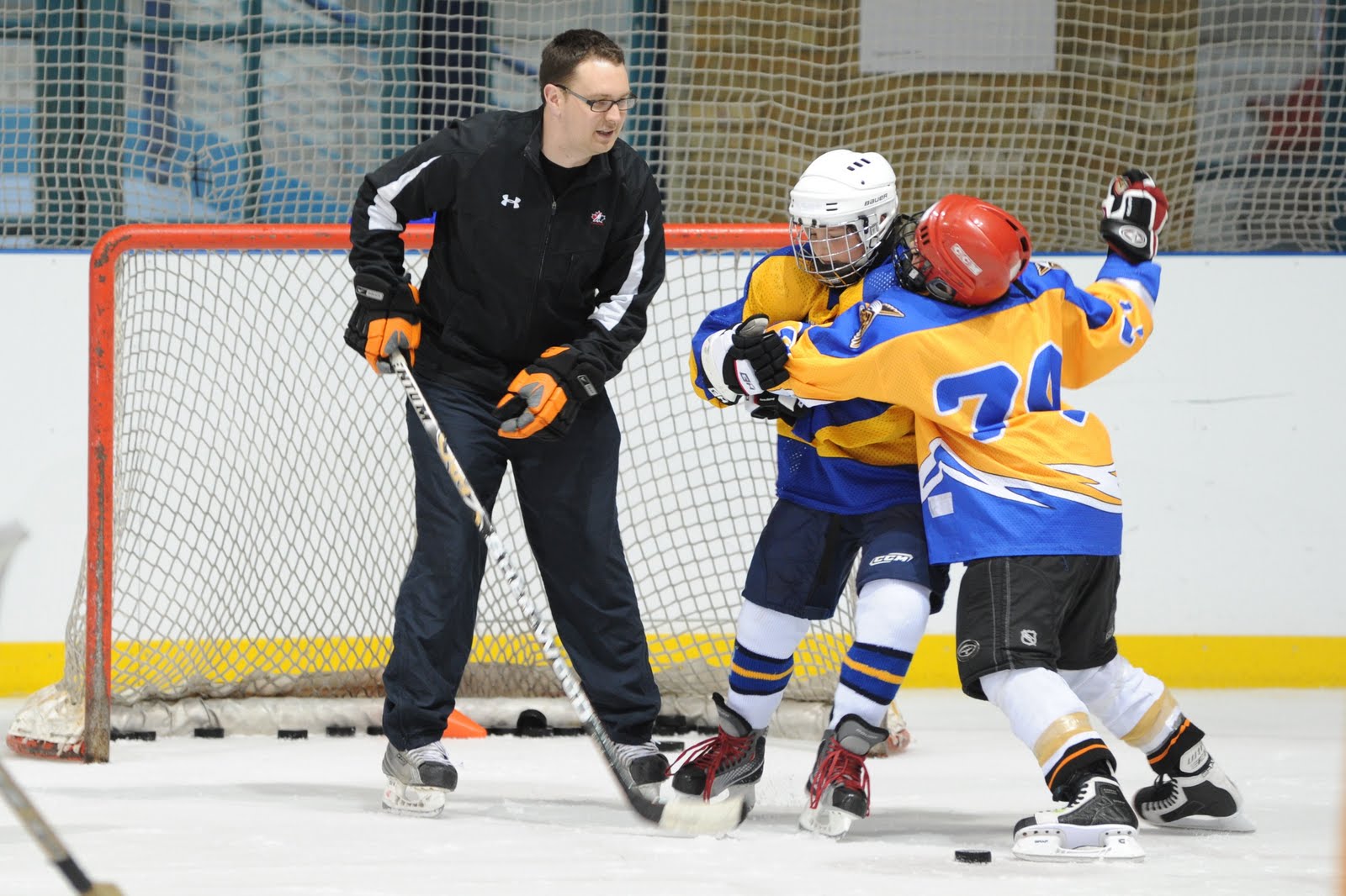 Haringey Junior Ice Hockey Action Photos from Haringey's Training Camp