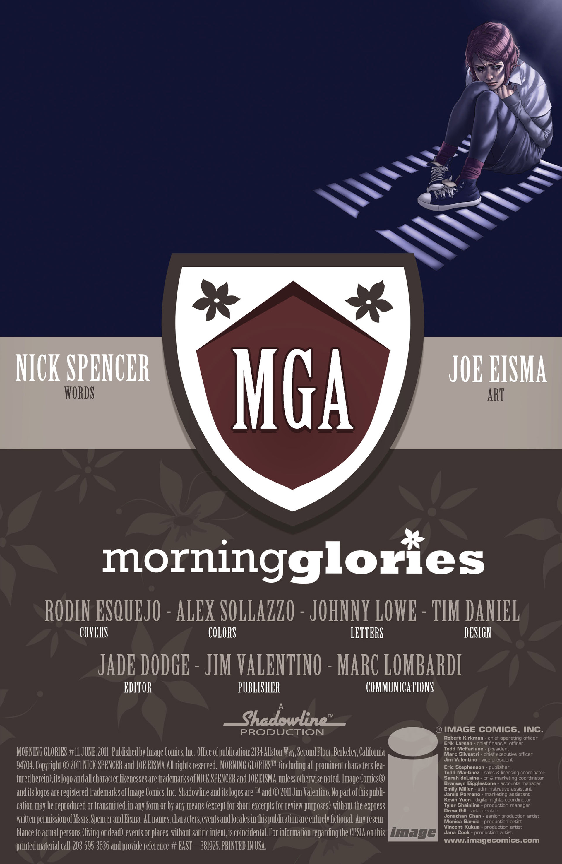 Read online Morning Glories comic -  Issue #11 - 2