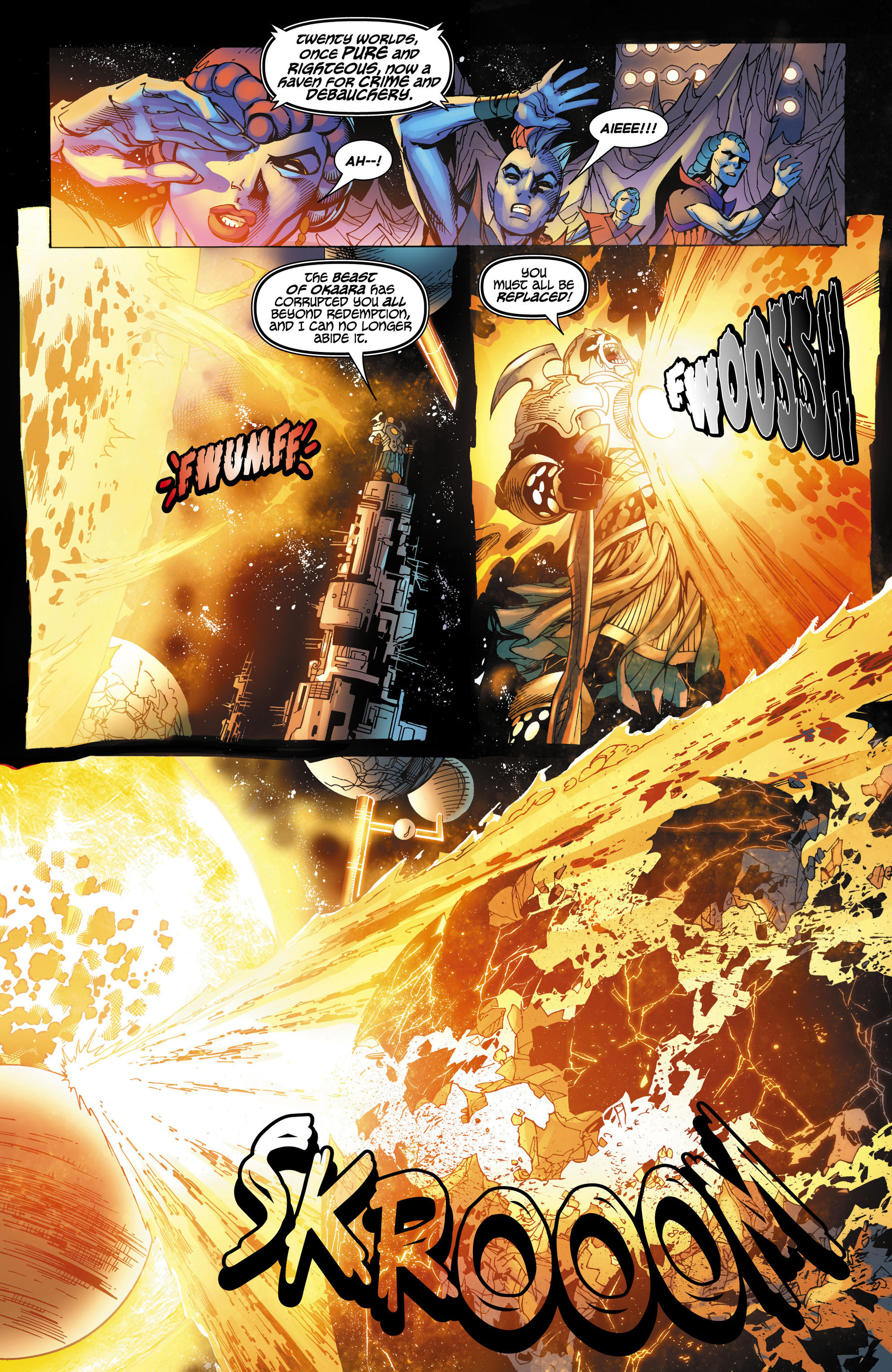 Read online Green Lantern: New Guardians comic -  Issue #11 - 11