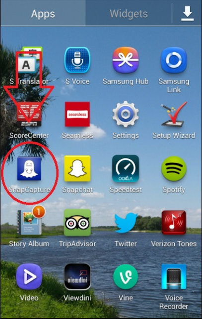 تطبيق SnapCapture  لتحميل الفيديو من سناب شات 