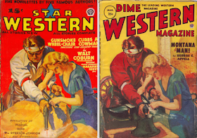 Star Western May 1939 and Dime Western March 1953