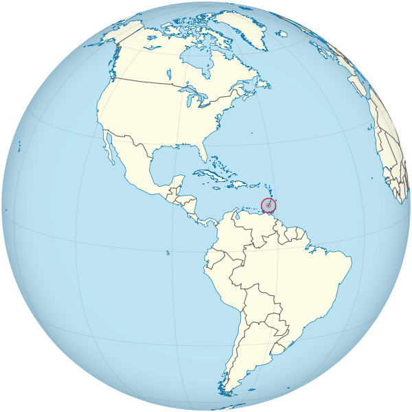 Letak negara Grenada