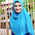 Kebaya Lamar Hijab Warna Biru Muda