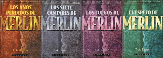 Saga literaria de Merlín en castellano, escrita por T.A. Barron - Cine de Escritor