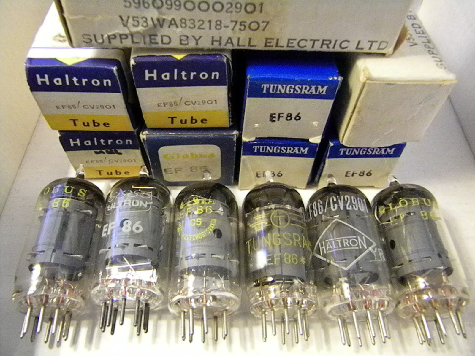 NOS Tube Store: TUNGSRAM and TESLA EF86 / 6267 / CV2901
