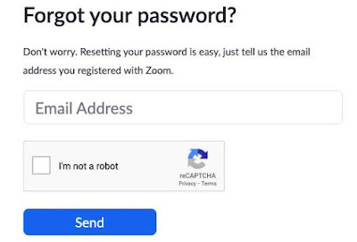 Cara mengatasi lupa password zoom meeting