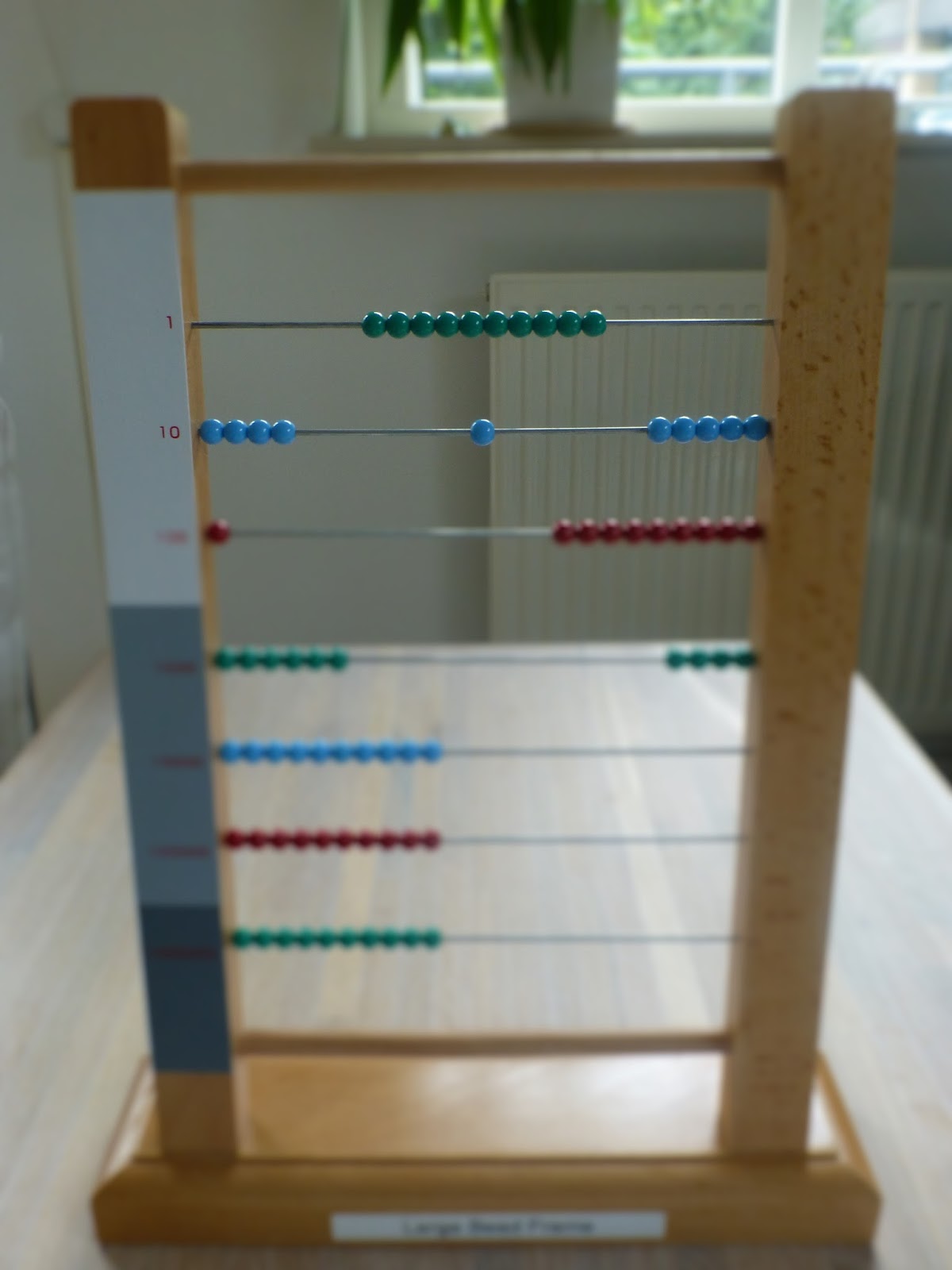 Family FECS Montessori Activity Small Bead Frame Dynamic